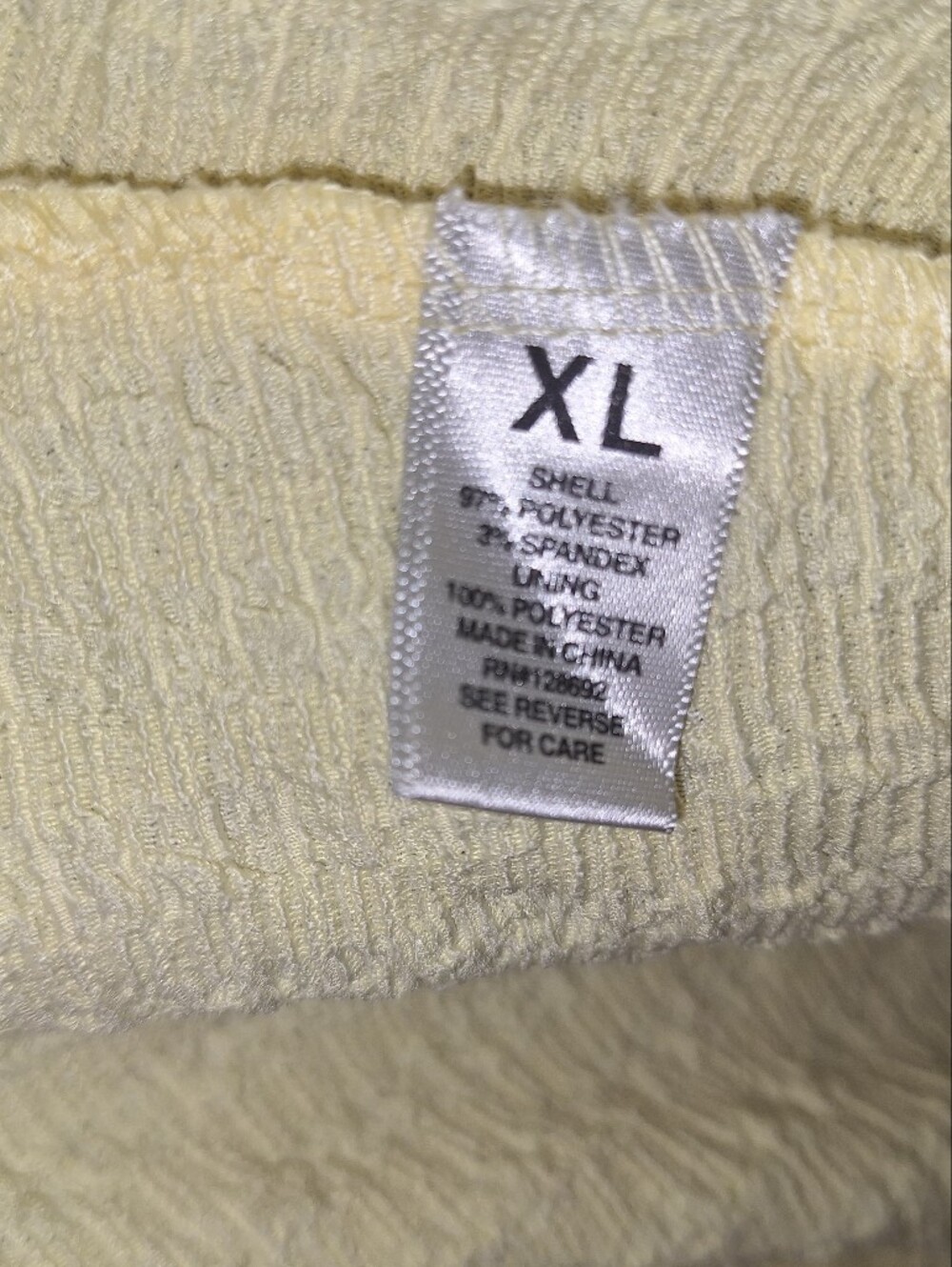 Madden Girl Light Yellow Textured Tie-Front Tank - Picture 3 of 3